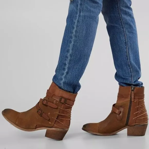 Bed Stu x Roan Jag Suede Ankle Boot