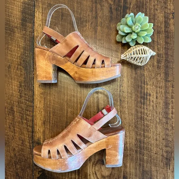BED|STU | Fontella Leather Slingback Heels