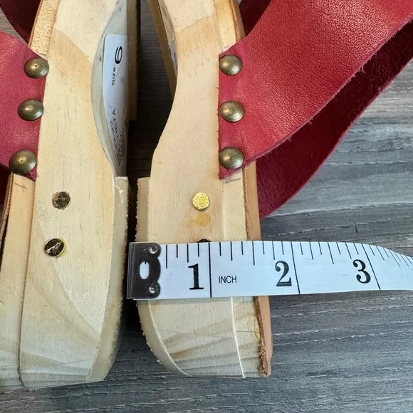 Beek Double Band Handmade Clog Sandals Womens size 6-6.5 NWOT