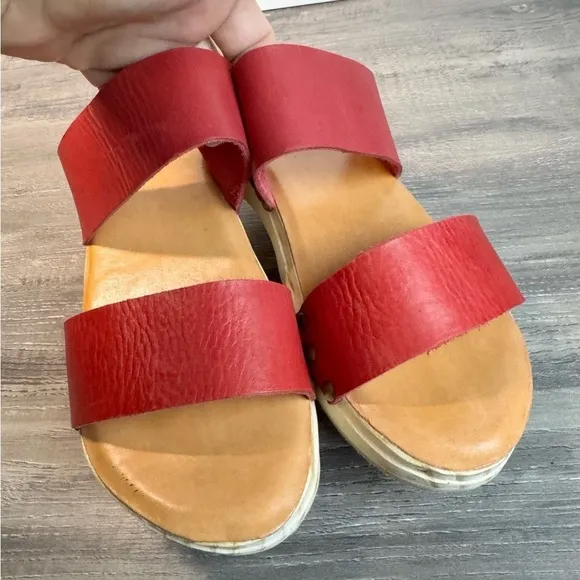 Beek Double Band Handmade Clog Sandals Womens size 6-6.5 NWOT