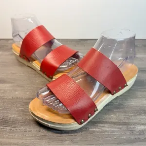 Beek Double Band Handmade Clog Sandals Womens size 6-6.5 NWOT