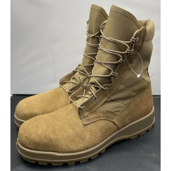 Belleville Desert Steel Toe Combat Military Boots Mens 14 Vibram Sole Fast Ship