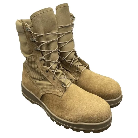 Belleville Desert Steel Toe Combat Military Boots Mens 14 Vibram Sole Fast Ship