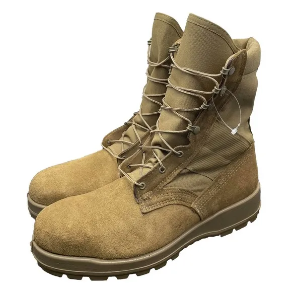 Belleville Desert Steel Toe Combat Military Boots Mens 14 Vibram Sole Fast Ship