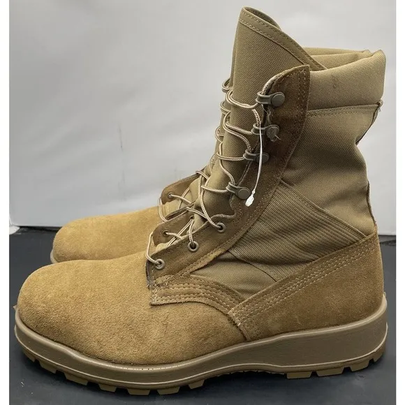 Belleville Desert Steel Toe Combat Military Boots Mens 14 Vibram Sole Fast Ship
