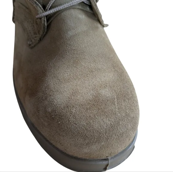 Belleville Desert Tan Suede Combat Boots Size 12 W