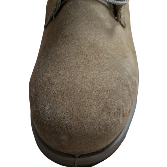 Belleville Desert Tan Suede Combat Boots Size 12 W