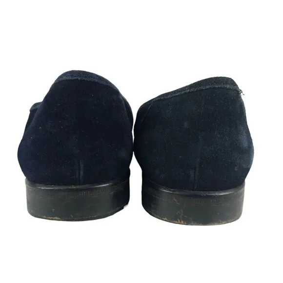 Belvedere Florence Navy Blue Suede Loafers Men's Size 10.5 M