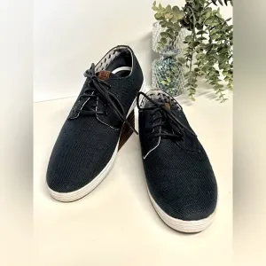 BEN SHERMAN‎ Navy blue canvas low top sneaker size 8.5