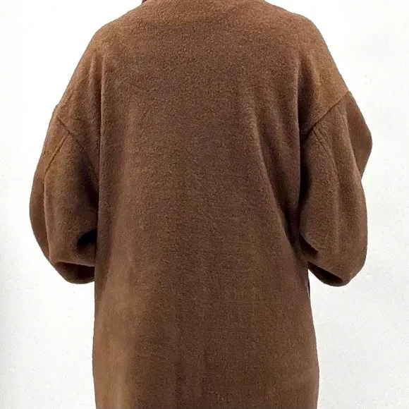 Bernardo Anthropologie Minimalist Utilitarian Oversized Car Barn Chore Coat
