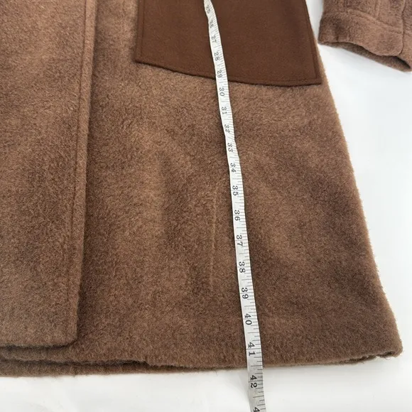 Bernardo Anthropologie Minimalist Utilitarian Oversized Car Barn Chore Coat