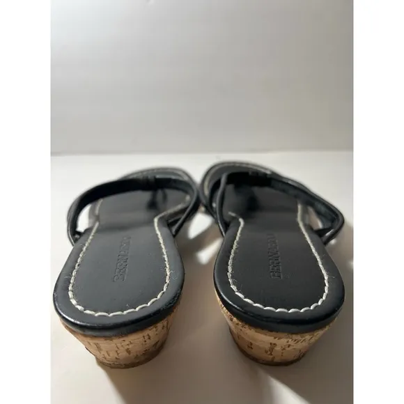Bernardo Black Strappy Sandals