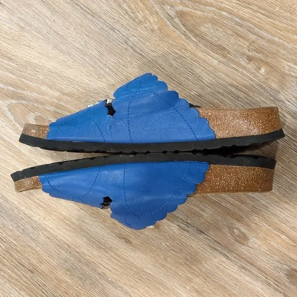 Betula By Birkenstock Blue Women's Sandals with Decorative Buckles