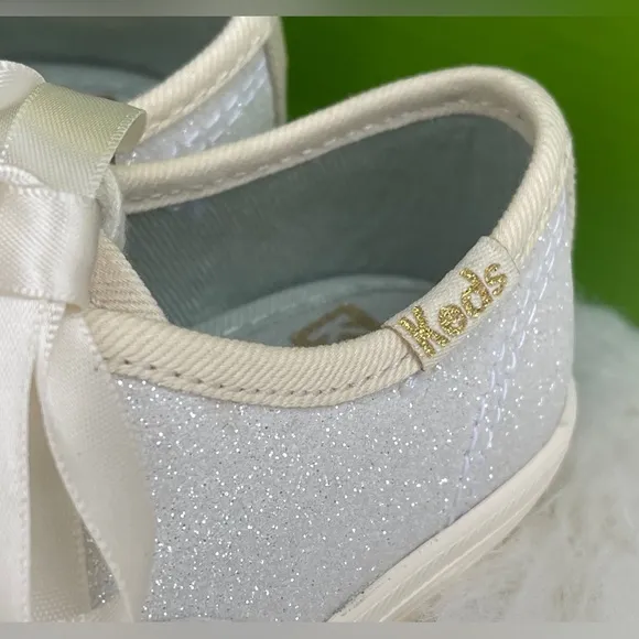 Big Girls Keds Kate Spade New York Champion Glitter Sneakers