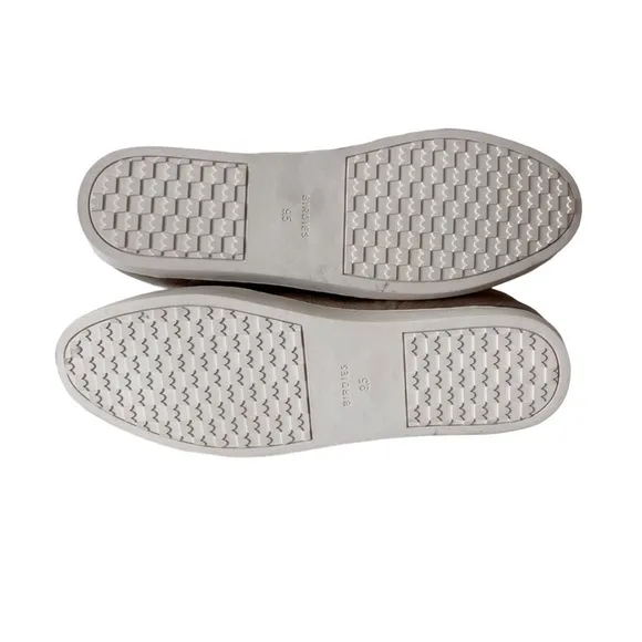 Birdies The Swift gold leather slip-on sneakers loafers size 9.5