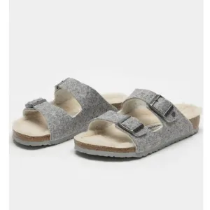BIRKENSTOCK Arizona Rivet Girls Sandals Size 11 KIDS COLOR LIGHT GRAY NEW