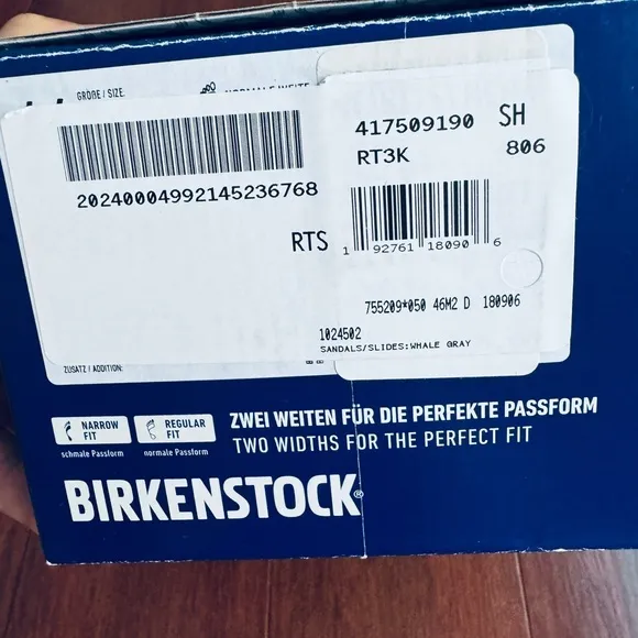 Birkenstock Men Kyoto Desert Slide Sandals in Whale Gray various