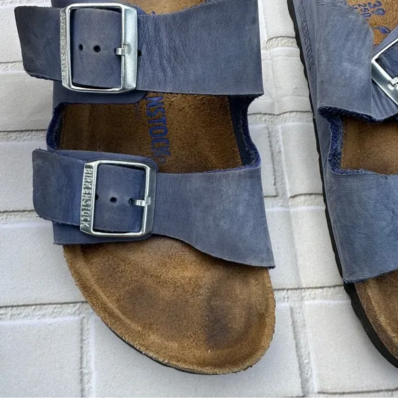 Birkenstock Men's Blue Sandals Size 39