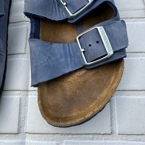 Birkenstock Men's Blue Sandals Size 39