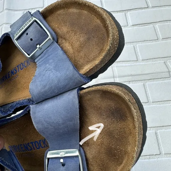 Birkenstock Men's Blue Sandals Size 39