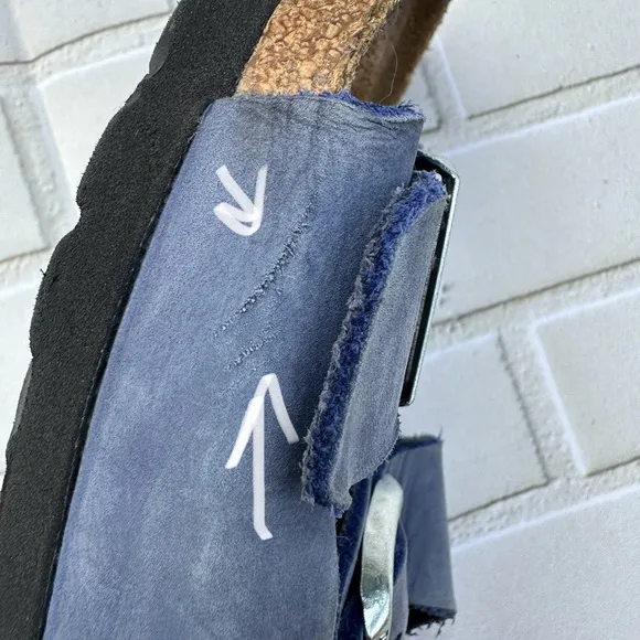 Birkenstock Men's Blue Sandals Size 39