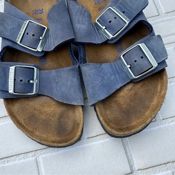 Birkenstock Men's Blue Sandals Size 39