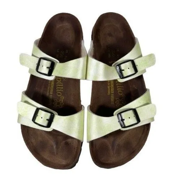 Birkenstock Papillio Sydney Light Lime Women’s Strappy Sandals Size US 8 EU 39