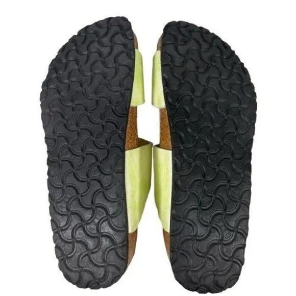 Birkenstock Papillio Sydney Light Lime Women’s Strappy Sandals Size US 8 EU 39