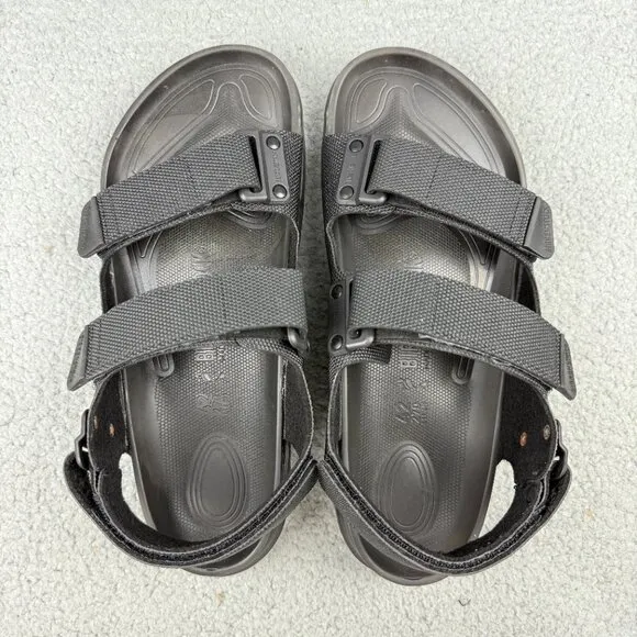 Birkenstock Sandals Mens 9 / EU 42 Shoes Futura Black Tatacoa Birko-Flor Strappy
