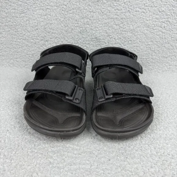Birkenstock Sandals Mens 9 / EU 42 Shoes Futura Black Tatacoa Birko-Flor Strappy