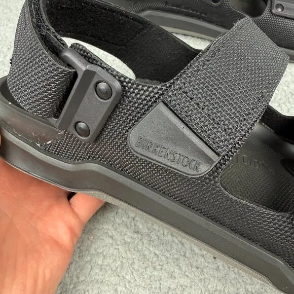 Birkenstock Sandals Mens 9 / EU 42 Shoes Futura Black Tatacoa Birko-Flor Strappy