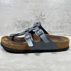 Birkenstock Sparta Leather Strappy Sandals - Women's Size EU 38 / US 7 - Blue