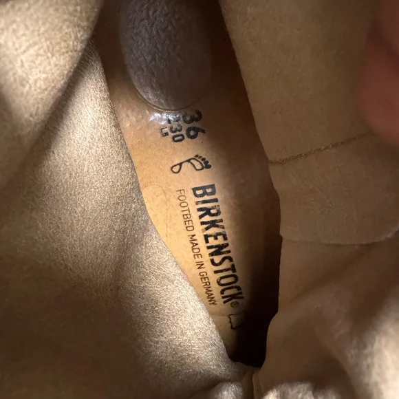 Birkenstock Tan Suede Ankle Boots
