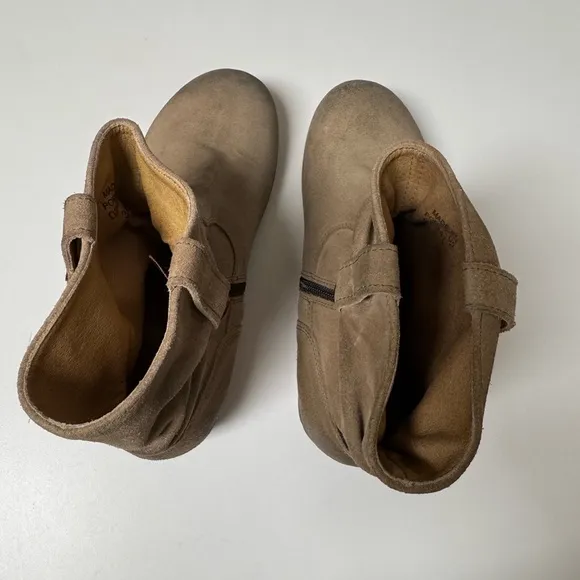 Birkenstock Tan Suede Ankle Boots