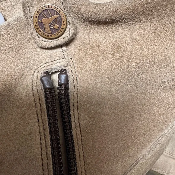 Birkenstock Tan Suede Ankle Boots