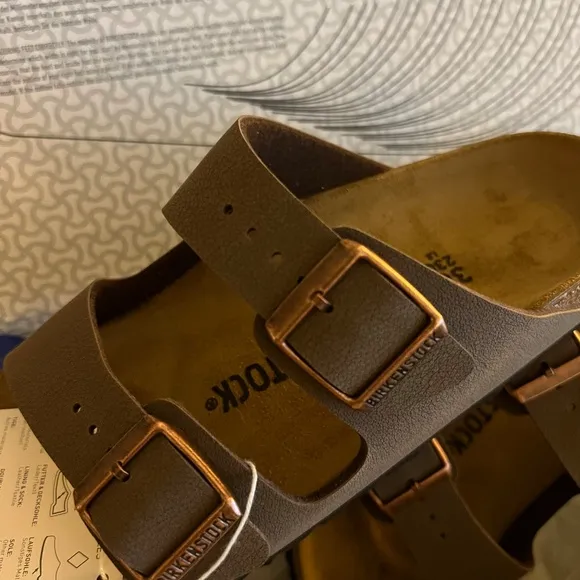 Birkenstock Women's Arizona Birkibuc Casual Sandals from Finish Line::NIB::Mocha
