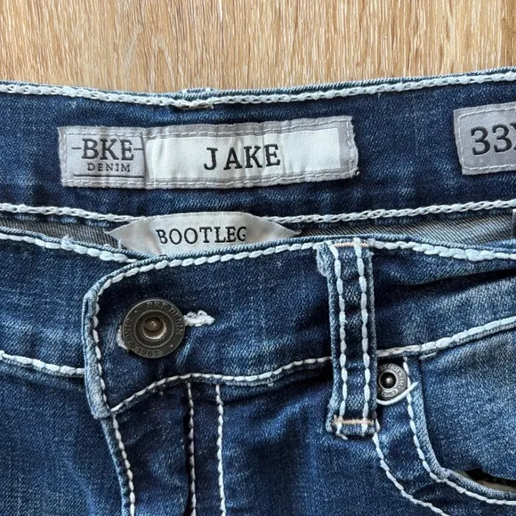BKE &quot;Jake&quot; men's dark wash jeans by Buckle SZ 33 x 36