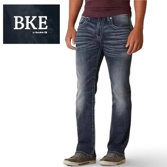 BKE &quot;Jake&quot; men's dark wash jeans by Buckle SZ 33 x 36