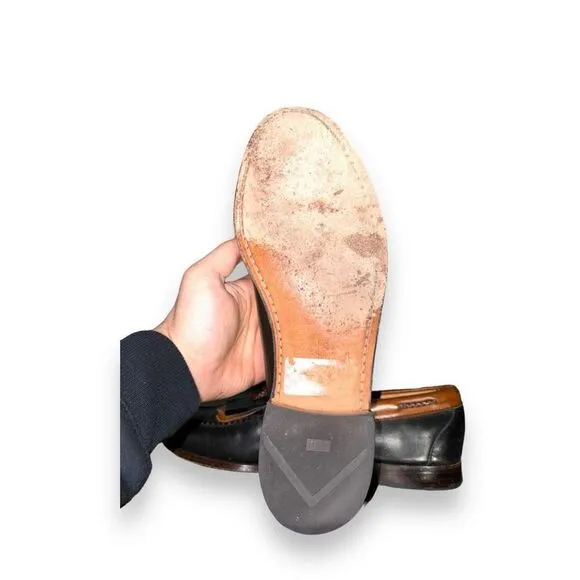 Black Allen Edmonds Woodstock Tassel Loafers Size 10.5