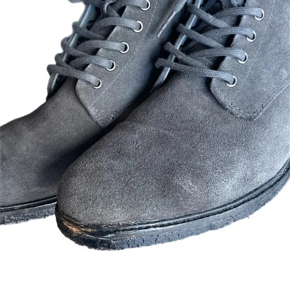 BLACKSTONE QM23 SUEDE LEATHER ZIPPER HIGH BOOTS