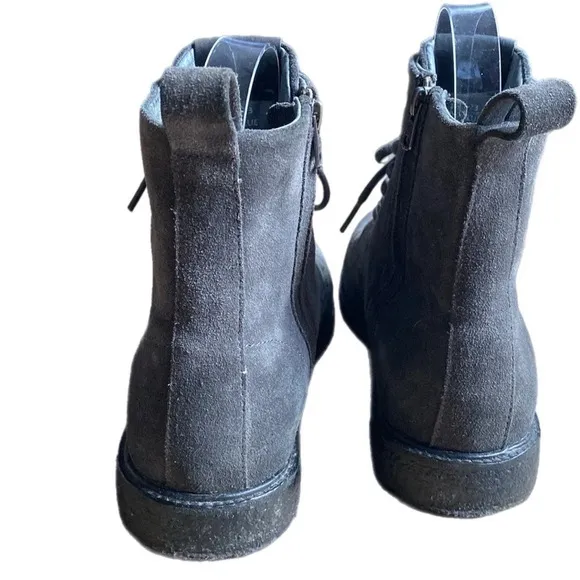 BLACKSTONE QM23 SUEDE LEATHER ZIPPER HIGH BOOTS