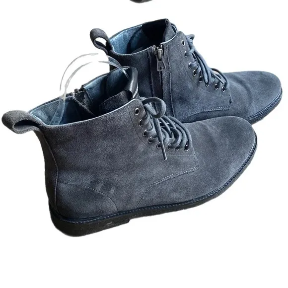 BLACKSTONE QM23 SUEDE LEATHER ZIPPER HIGH BOOTS