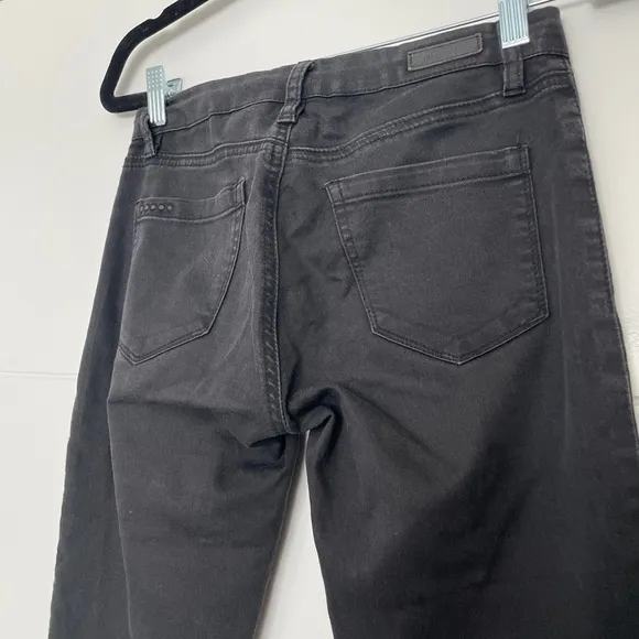 Blank NYC black Jeans denim pants low rise fall skinny fit trendy classic 25