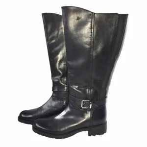 BLONDO Black Leather Vamp Waterproof Riding Boots Sz 7.5
