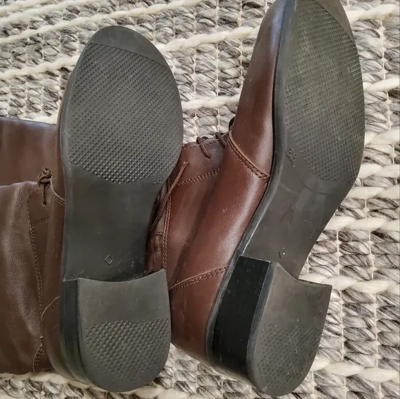 Blondo Brown Leather Lace-Up Riding Boots Size 8,5