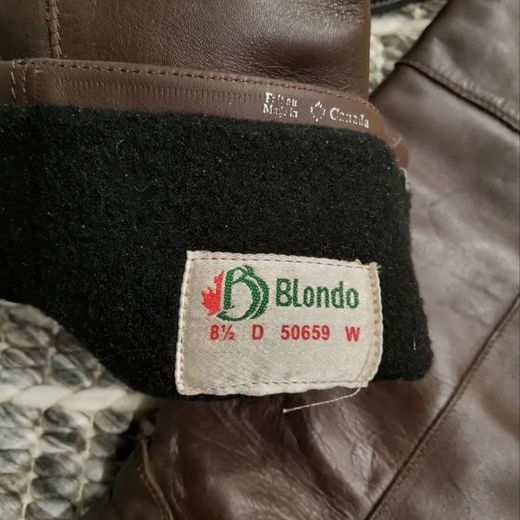 Blondo Brown Leather Lace-Up Riding Boots Size 8,5