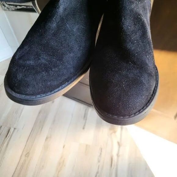 Blondo Ethos Over the Knee Waterproof Boots Size 7M Black Suede
