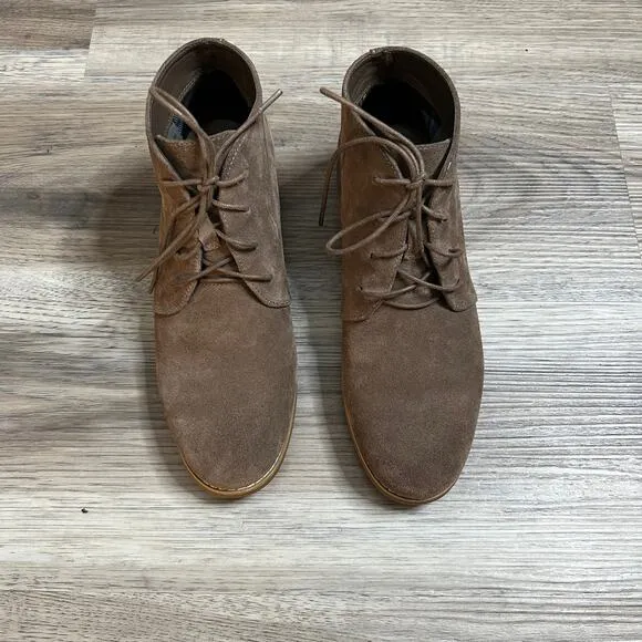 Blondo Rayann Suede Lace Up Desert Boots size 7