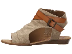 Blowfish Desert Canvas/Dyecut, Ergonomic Sand Women's Wedge Sturdy Rancher Balla Sandal,