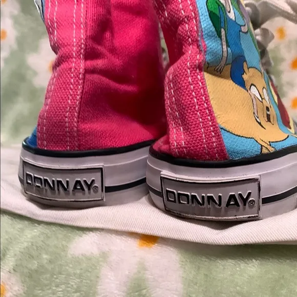 Blue and Pink Adventure Time Sneakers